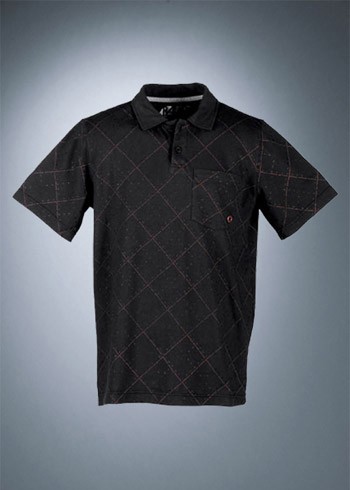 Rotwild Allover Check Polo black